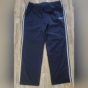 Adidas Track Pants‎ Men 2XL Navy Wide leg Drawstring loose fit